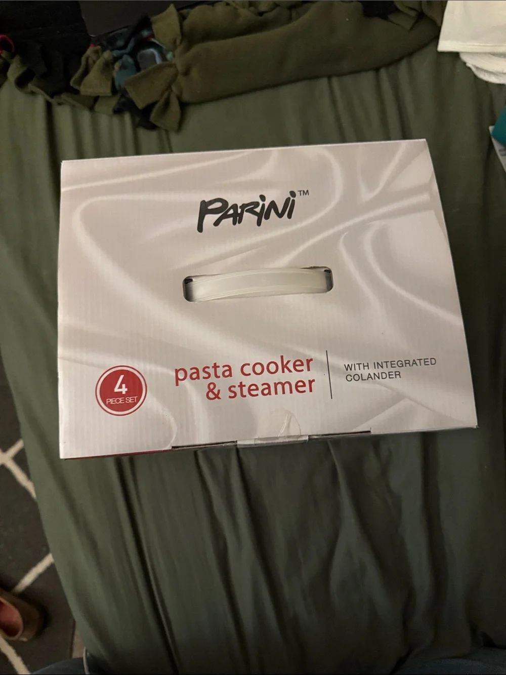 Parini Stainless Steel Pasta Cooker & Steamer - Silver